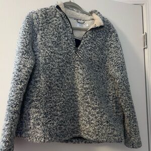 Navy fleece pullover